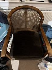 Small Wood And Whicker Chair - Upcycling Project