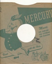 78 RPM Company logo sleeves-POST-WAR- MERCURY Green