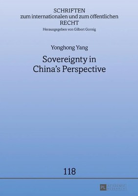 Sovereignty in China's Perspective | Yonghong Yang | Buch | Gebunden | Englisch