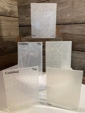 Lot Of 5 Sizzix Diecut Dies Multi-Purpose Tim Holtz Mixed Flowers Circles Lace