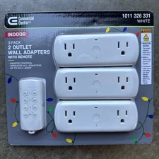 Commercial Electric Wireless Indoor Remote Control AC/DC Adapter - 3 PK