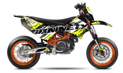 Dekor passend für KTM 690 SMC-R - Preach Edition / Gelb / 2012 - 2016