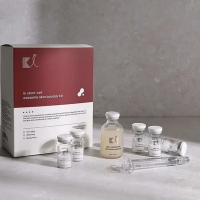ki stem-cell exosome skin booster kit deep hydrating ampoule and solution kit