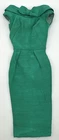 Vintage 1962-63 Barbie Fashion Pak Silk Sheath Dress Green