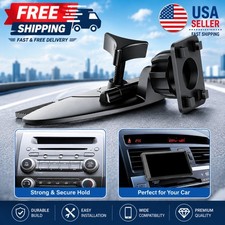 CD Slot Mount for 7-10"CarPlay Screen 360 Rotation Shockproof Car Monitor Holder