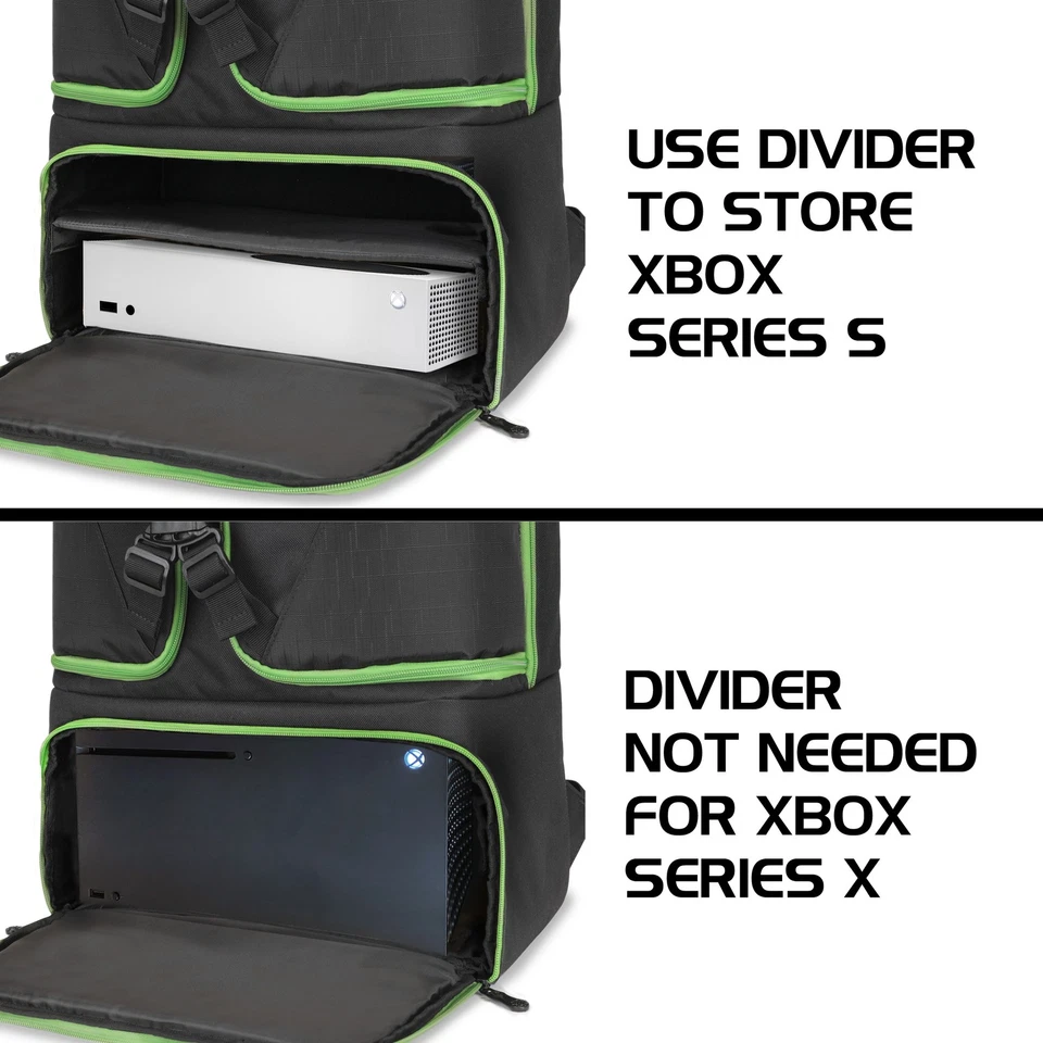 ENHANCE Gaming Backpack for Xbox Sereies X , S with Storage Compartments - Image 4 of 4