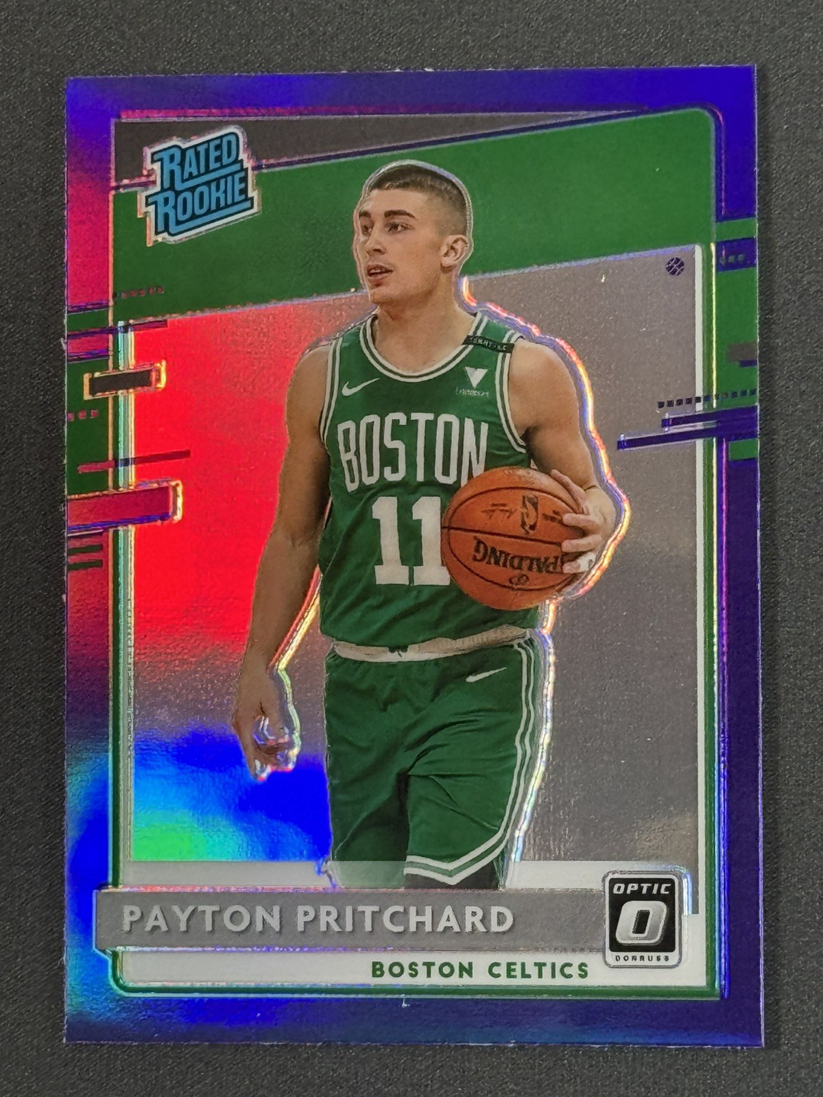 2020-21 Panini Donruss Optic - Payton Pritchard #176 Purple (RC)