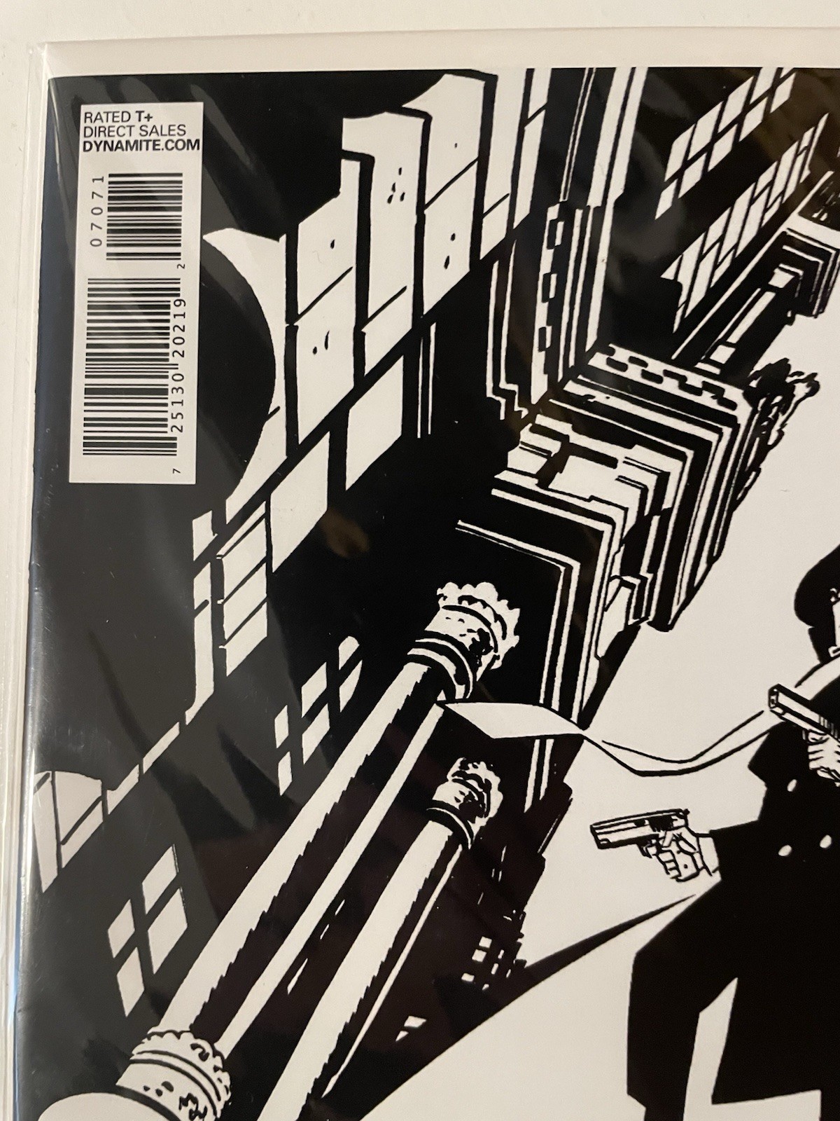 The Shadow: Year One 7 High End Black & White Samnee Ultra Limited Edition Cover