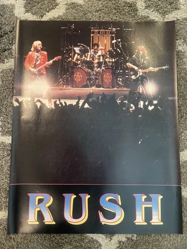 Vintage 1970's Rush Concert Poster 17" x 22" Mega Rare