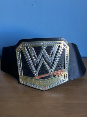 WWE MATTEL Wrestling Superstar Entrance Championship TOY BELT Lights Music Works