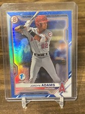 Jordyn Adams 2021 Bowman Draft 1st First Edition Prospect BLUE FOIL #'d 98/150