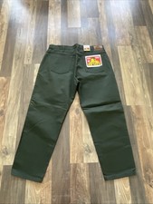 Ben Davis 615 Pants Dead Stock Green Olive 50/50 Blend Men W40 L30 USA