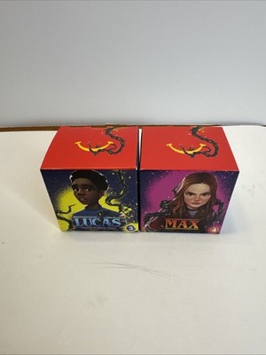 Lucas #3 & Max #4 2026 McDonlads HappyMeal Toys Starnger Things Tales From 85