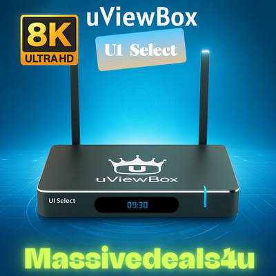 2026 uViewBox U1 Select, 8K, 64GB - 24/7 Lifetime Support: Not