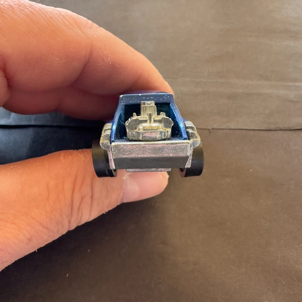 ORIGINAL 1971 MATTEL HOT WHEELS REDLINE BLUE EVIL WEEVIL HK BLK INT CAR NM - Image 3 of 4