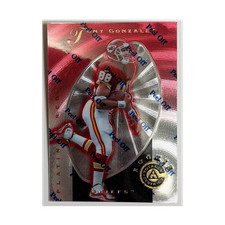 Pinnacle 1997 Totally Certified Tony Gonzalez #149 Platinum Red /4999 RC Chiefs