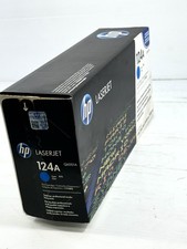 HP Q6001A 124A Cyan LaserJet Toner Cartridge NEW SEALED