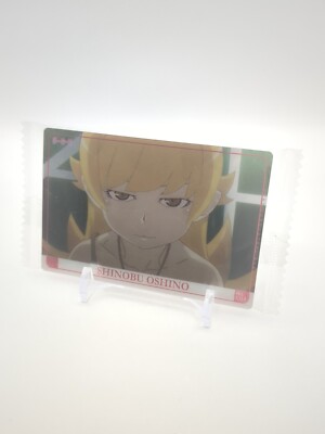 Shinobu Oshino No.C03 UnOpen Bakemonogatari Series wafer card 2013 TCG Japan A1