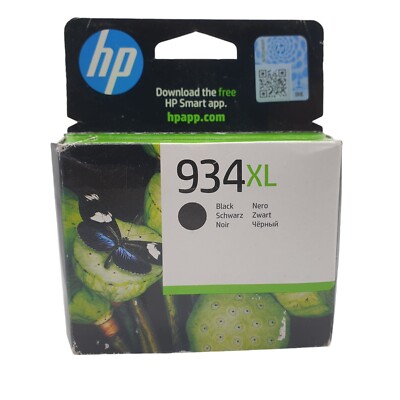 HP 934XL Schwarz Tintenpatrone C2P23AE High Capacity Original Officejet Pro Drucker