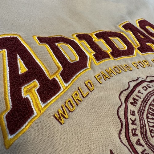 Adidas Originals Varsity Crewneck Mens Large Sweatshirt 50 Years Embroidered - Picture 2 of 9