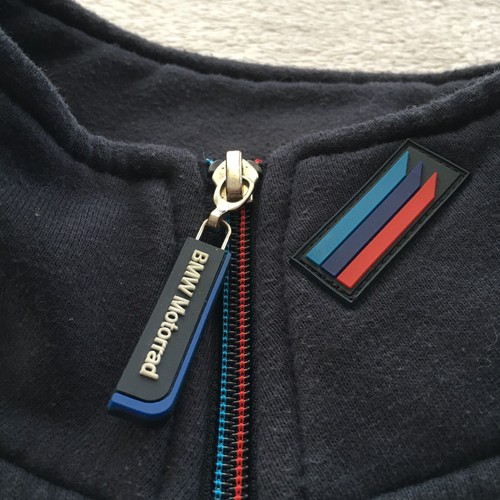 Tyco BMW Motorrad Motorsport TAS Racing mens Navy Blue Zip Sweater Jacket size M - Picture 6 of 9