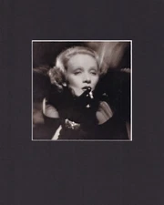 8X10" Matted Print Hollywood Celeb Portrait Picture: Marlene Dietrich 1934