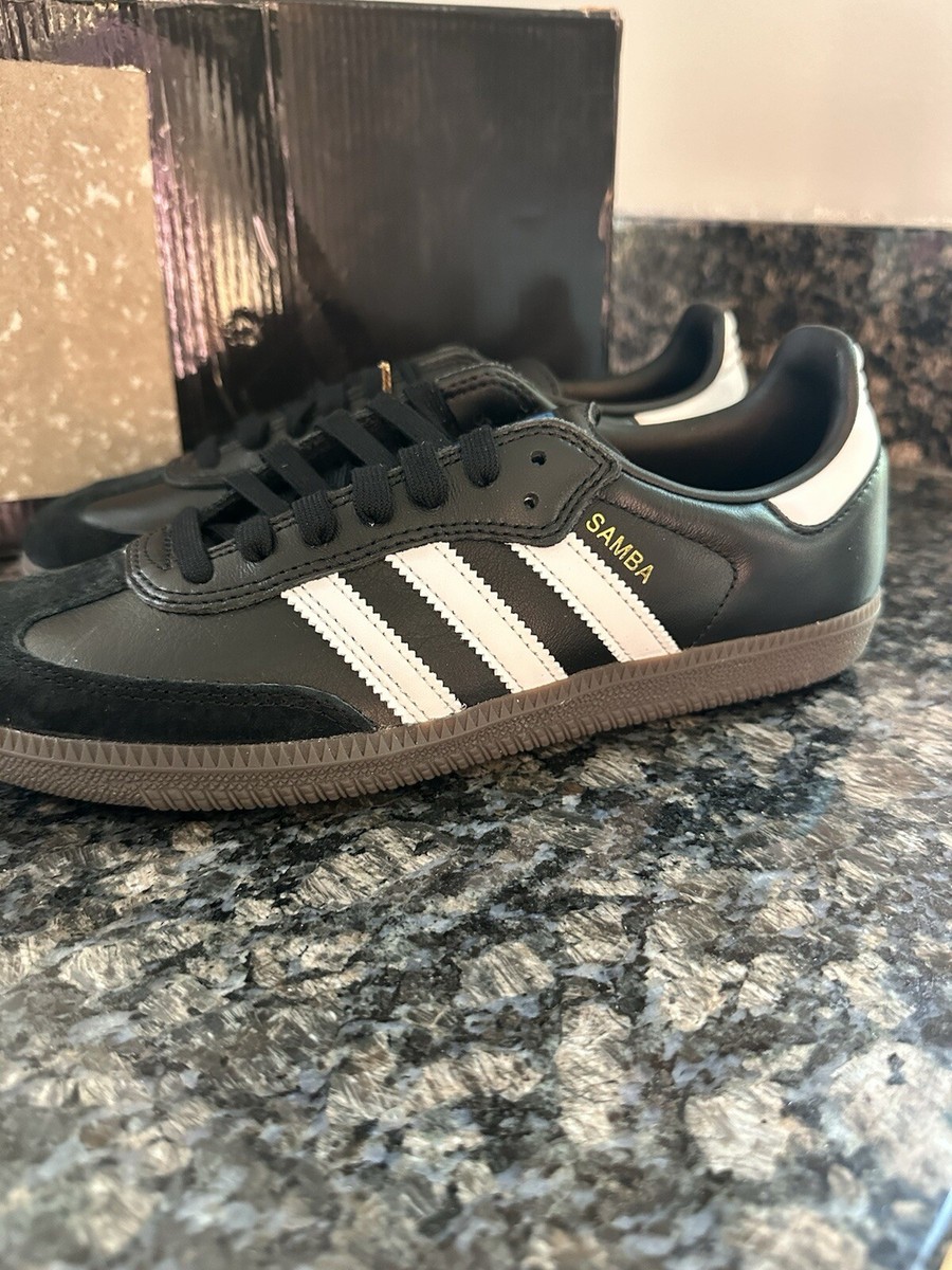 【Adidas】 GW3159◆アディダス サンバ ADV◆Black Adidas Samba ADV Mens 7 Shoes Black Leather Sneaker Soccer