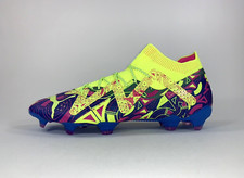 Puma Future Ultimate Energy FG AG Soccer Cleats Yellow Blue 107546-01 Men's 11.5