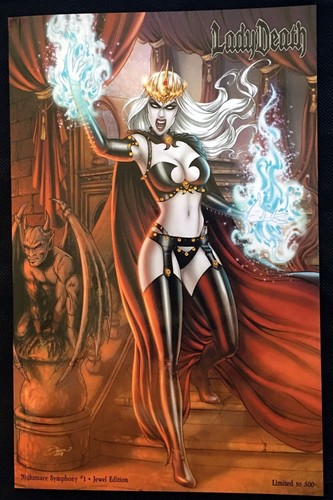 Lady Death Nightmare Symphony #1 ~ Jewel Edition ~ Coffin Comics - Picture 5 of 5