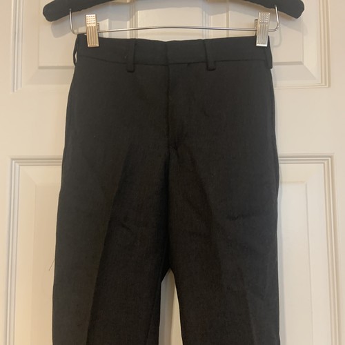 Boys CHARCOAL GRAY 100% WOOL Dress PANTS POLO Ralph Lauren Size 5/6 Slim - Picture 3 of 10