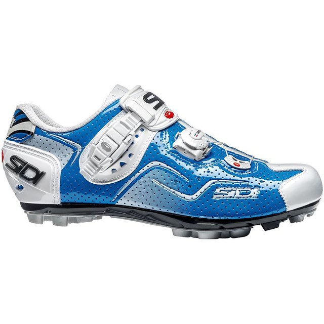 sidi blue cycling shoes