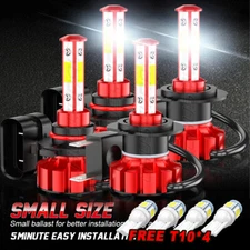 9005 H7 LED Headlight Bulbs Hi&Low Beam Combo Kit For Kia Optima Forte 2017-2018