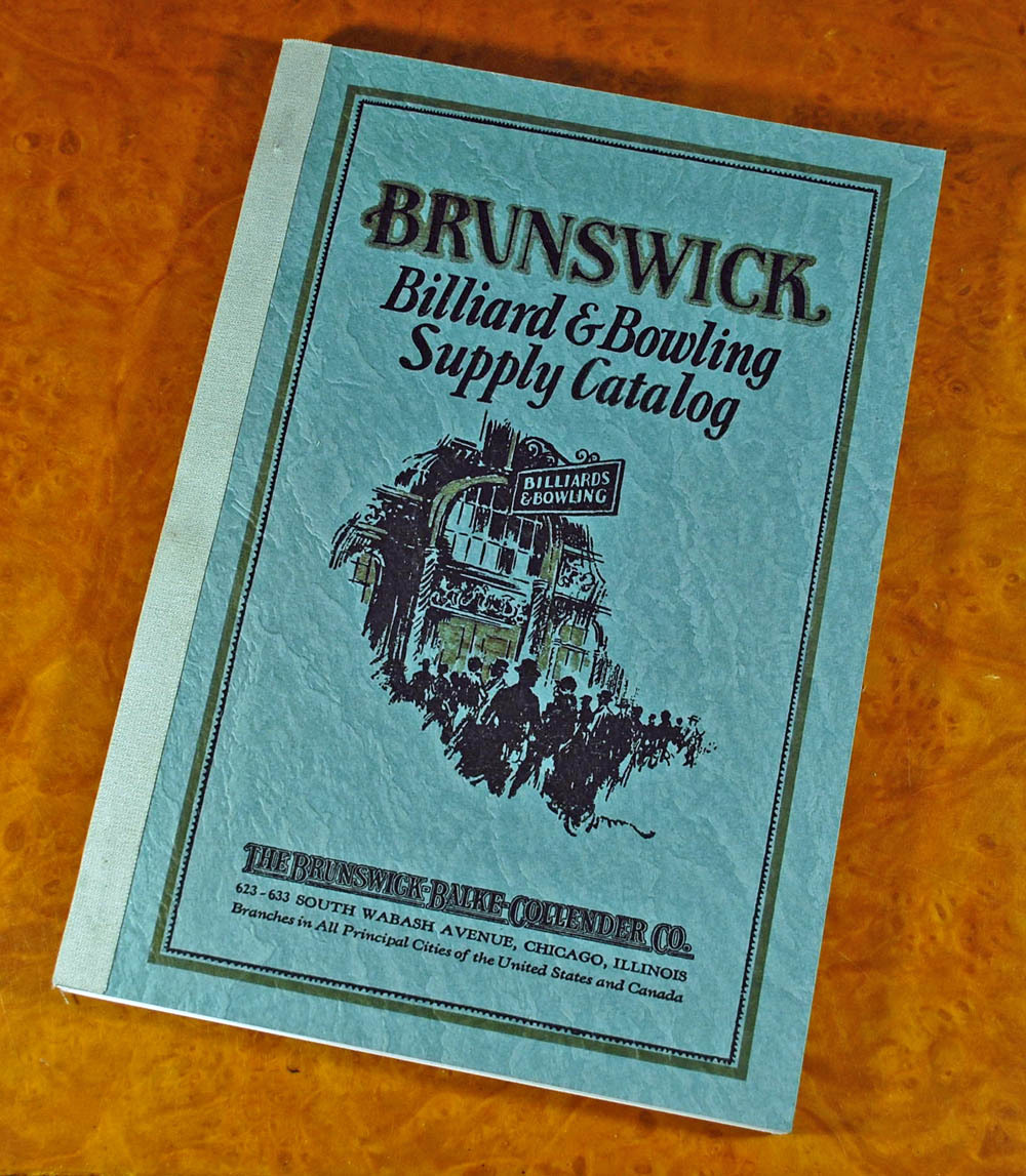 Repro of 1928 Brunswick (BBC) Billiard & Bowling Supply Cata