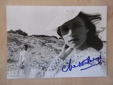 Charlotte Rampling Autogramm signed 13x18 cm Bild s/w