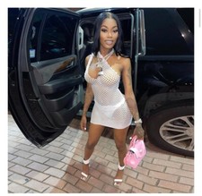 White Party Dress - Short Net Style 