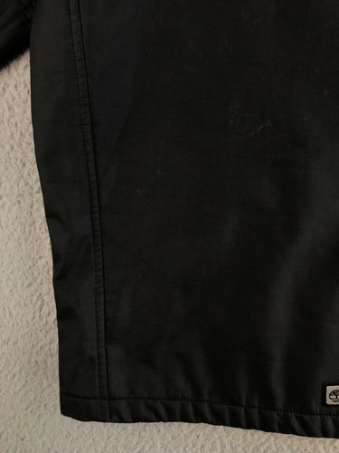 Timberland Jacket Youth XL 20 Black Full Zip Mock Neck Zipper Pockets Logo - Picture 18 of 20