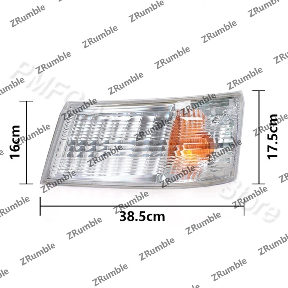 Lámpara de señal de giro delantera derecha 1 pieza para Mitsubishi Canter FUSO FE FG 2012 2013-2018 Foto 4 de 4