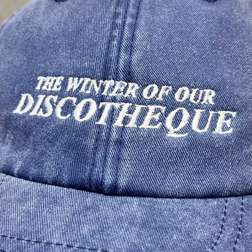 The Winter Of Our Discotheque Washed Embroidered Dad Baseball Cap | Discontent - Picture 6 of 22