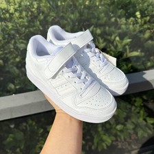 Adidas Forum Low J Triple White Kid's Athletic Shoes FY7981