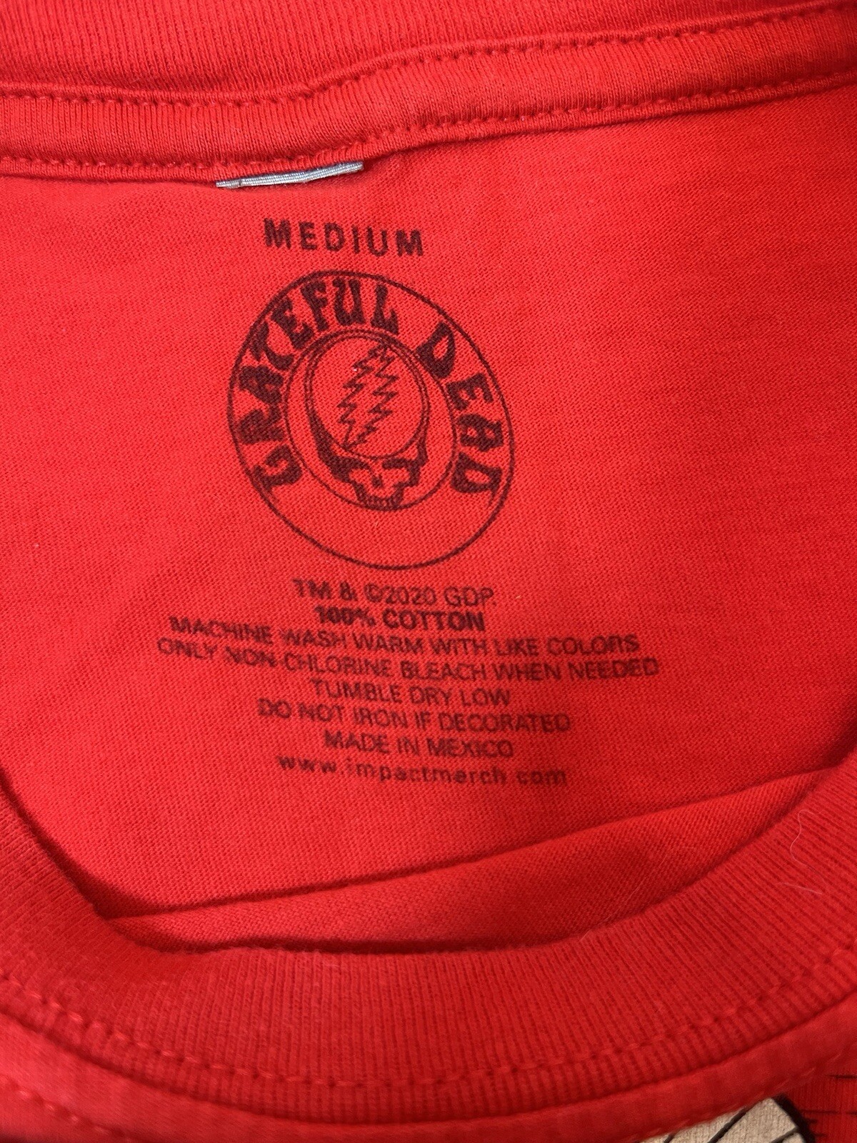 Grateful Dead Size M Marching Skeleton Parade Dea… - image 4