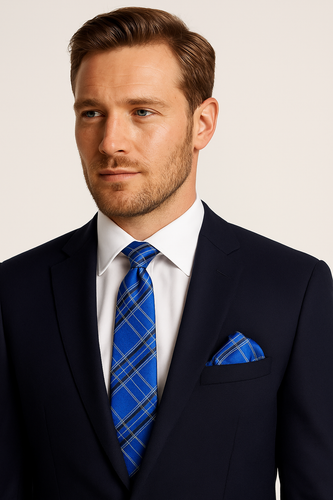 Cravate Homme EXPRESS Neuve Avec étiquette - Motif Tartan Et Carreaux Multicolores - 100% Coton