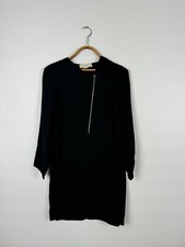 Stella Mccartney Asymmetric Zip Black Dress size 38