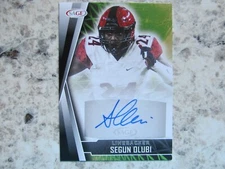 San Francisco 49ers Free Agent Segun Olubi Signed Autographed 2022 SAGE Mint