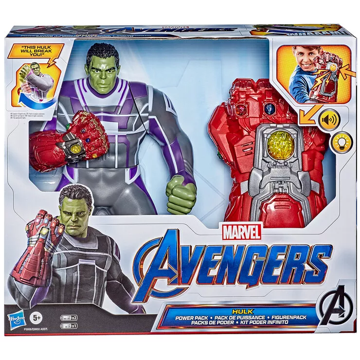 Marvel Avengers Hulk Power Pack with Electronic Gauntlet eBay