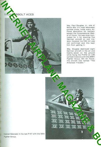 AERO SERIES 6 REPUBLIC P-47 THUNDERBOLT WW2 USAAF FG MIGHTY 8TH AF ACES - Imagen 3 de 4