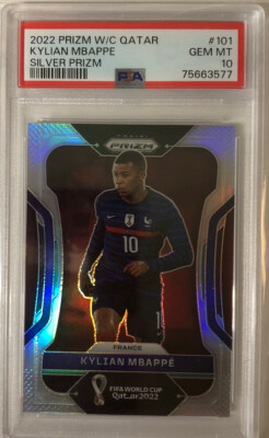 2022 Panini Prizm World Cup Qatar - Kylian Mbappe #101 Silver