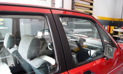 Schutzfolie für  B-Säulen Volkswagen Golf  Jetta MK2 4-teiliges Set