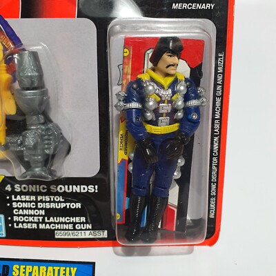 Vtg GI Joe MAJOR BLUDD v2 UK 1991 Super Sonic Fighters MOC sealed