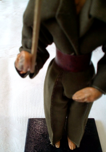 Vintage Female ISRAELI DEFENSE SOLDIER DOLL~ FLAG of ISRAEL~Wood~Cloth~Handmade - Picture 8 of 9