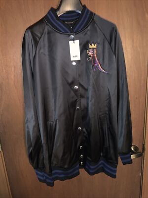 NWT Coach x JEAN MICHEL BASQUIAT Oversize Varsity Jacket Women